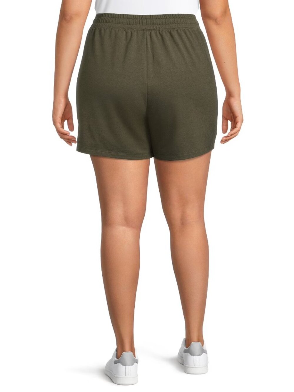 Terra & Sky Women's Plus Size Knit Shorts - Picture 3 of 5